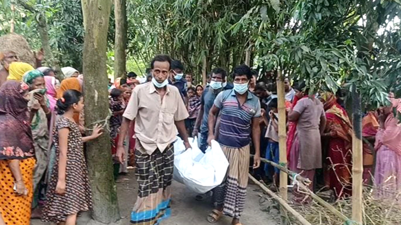 বগুড়ায় আন্দোলনে নিহত শিক্ষার্থী সাব্বির হোসেনের মরদেহ দুই মাস পর করব থেকে উত্তোলন। ছবি : কালবেলা