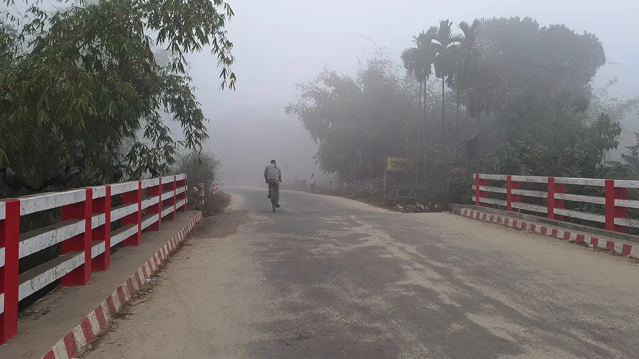 পঞ্চগড়ের শীতের সকাল। ছবি : কালবেলা