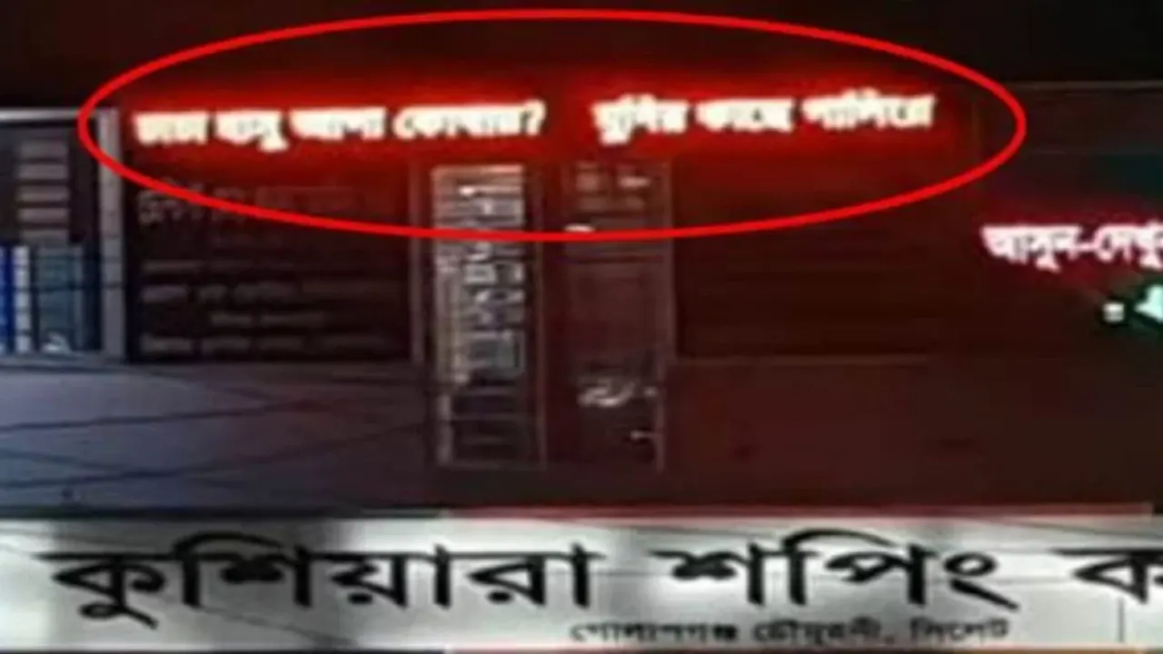 শপিং কমপ্লেক্সের ডিজিটাল সাইনবোর্ডে হঠাৎ ভেসে উঠল ‘চাচা হাসু আপা কোথায়?...। ছবি : সংগৃহীত