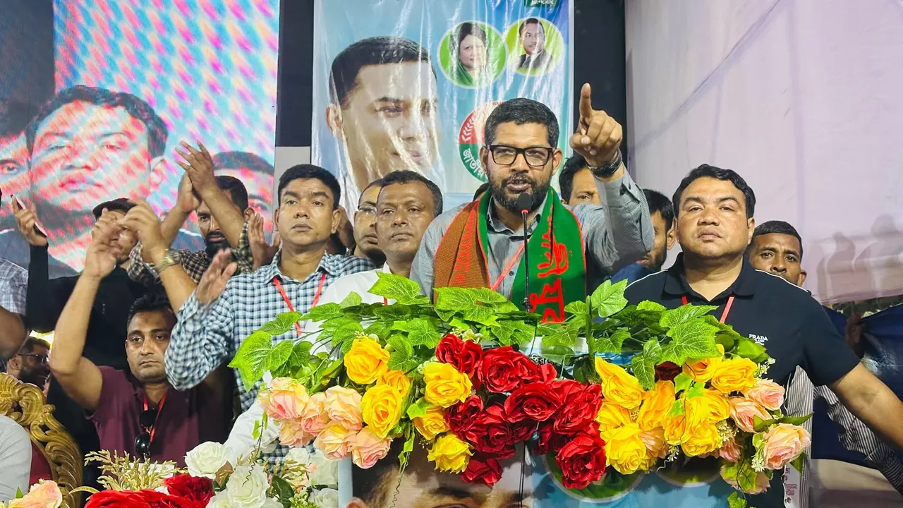 মোহাম্মদপুর থানার ৩৩নং ওয়ার্ড যুবদলের কর্মিসভা। ছবি : কালবেলা