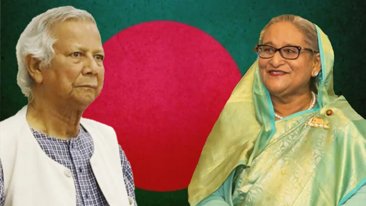 অন্তর্বর্তী সরকারের প্রধান উপদেষ্টা ও সাবেক প্রধানমন্ত্রী শেখ হাসিনা। ছবি : সংগৃহীত