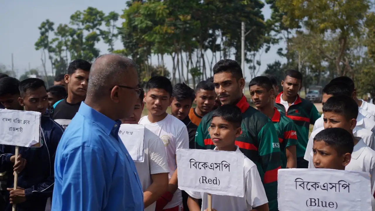 উদ্বোধনী অনুষ্ঠানে বিকেএসপি মহাপরিচালক। ছবি : সংগৃহীত