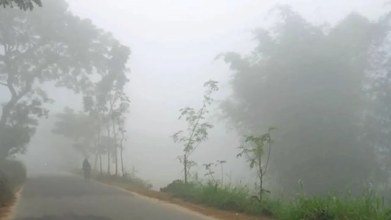 কনকনে ঠান্ডায় দিনাজপুরে তাপমাত্রা ৯ ডিগ্রিতে